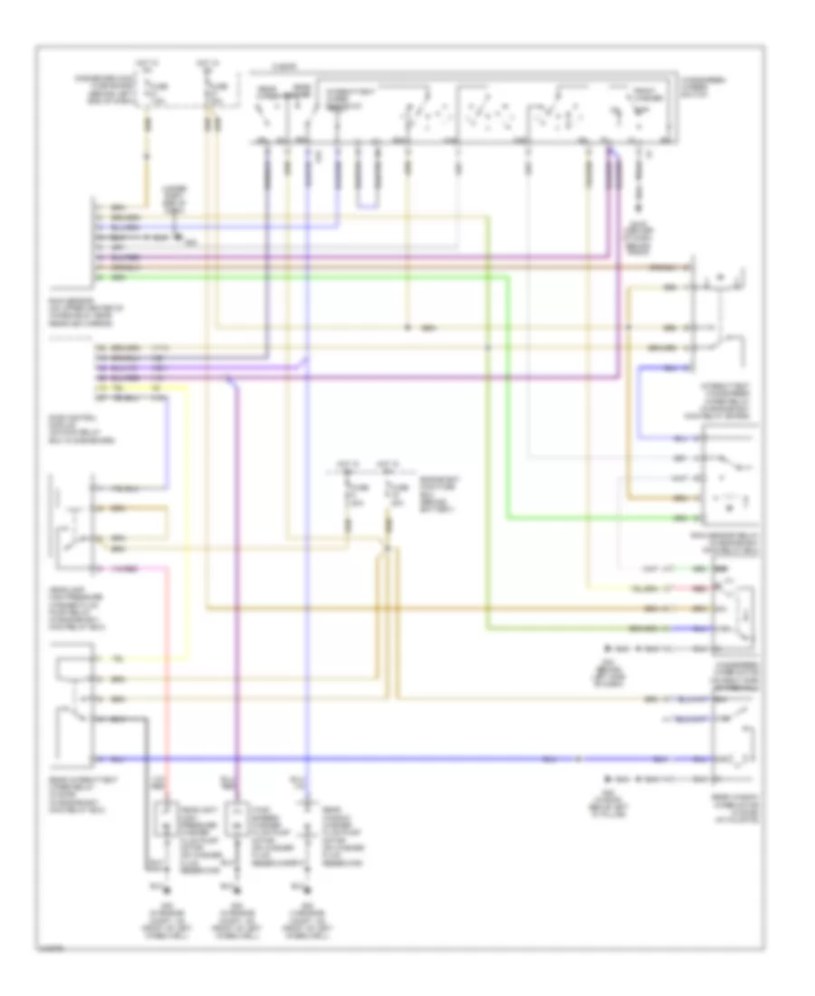 Электросхема стеклоочистителя, дворников и омывателя, С Датчик дождя для Saab 9-5 2006