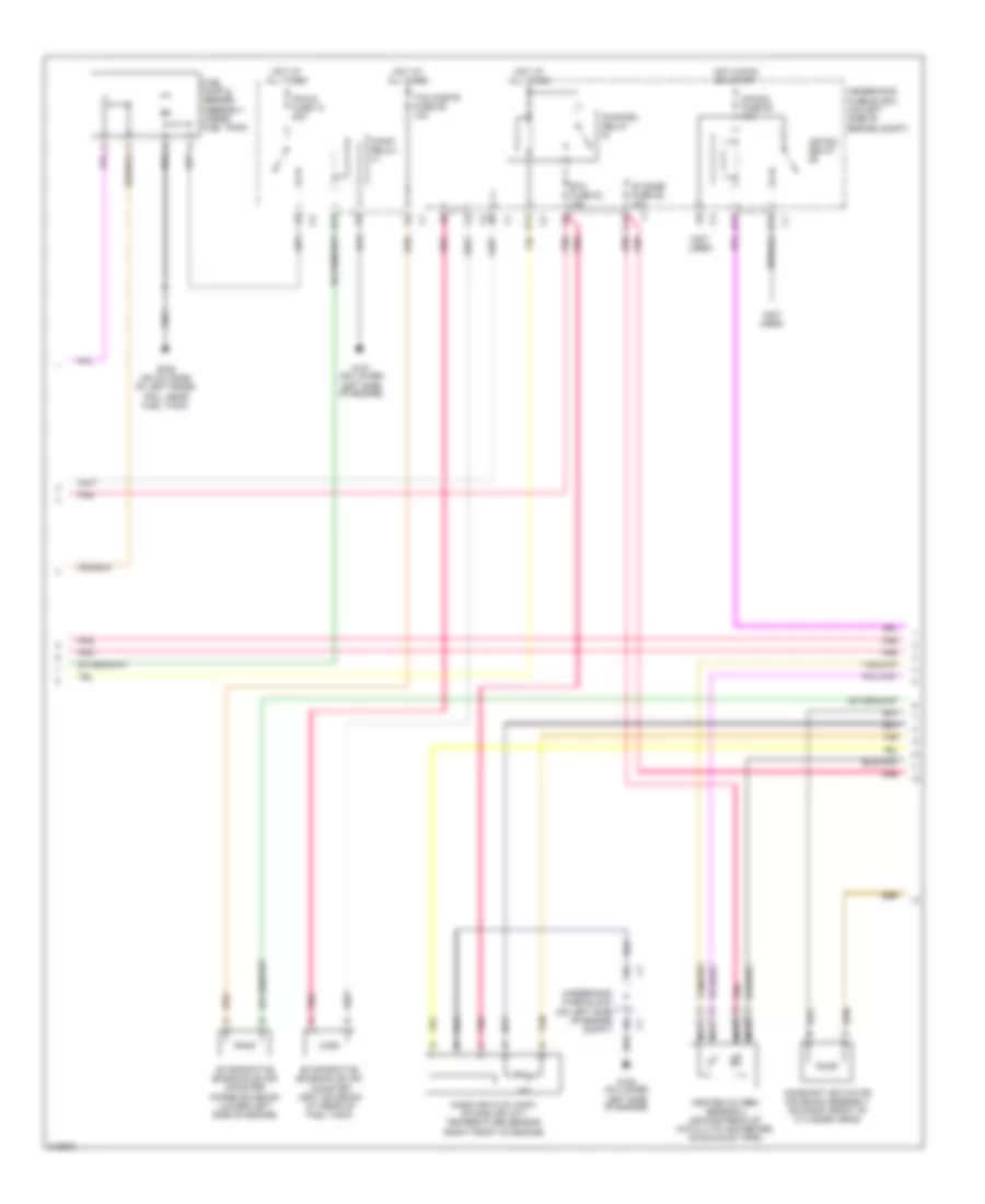4.2L, Engine Performance Wiring Diagram (2 of 5) for Saab 9-7X 4.2i 2006