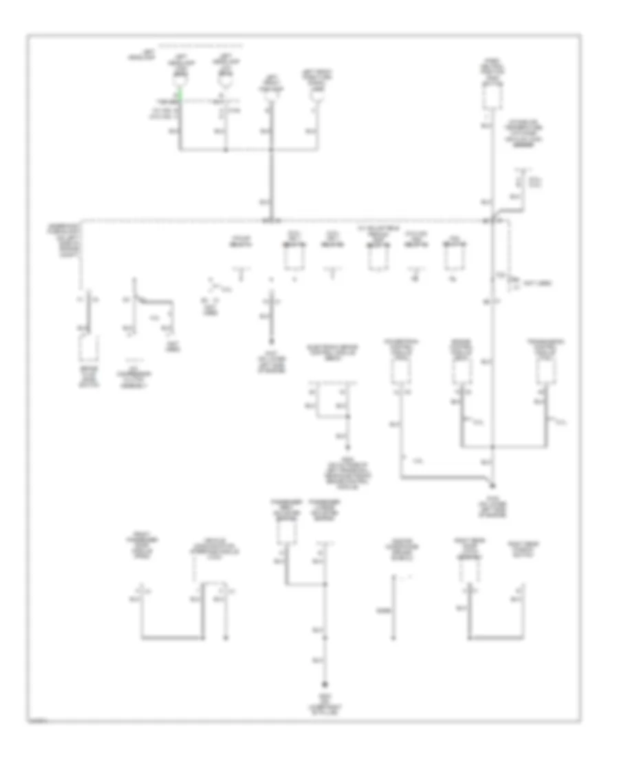 Ground Distribution Wiring Diagram 4 of 5 for Saab 9 7X 4 2i 2006