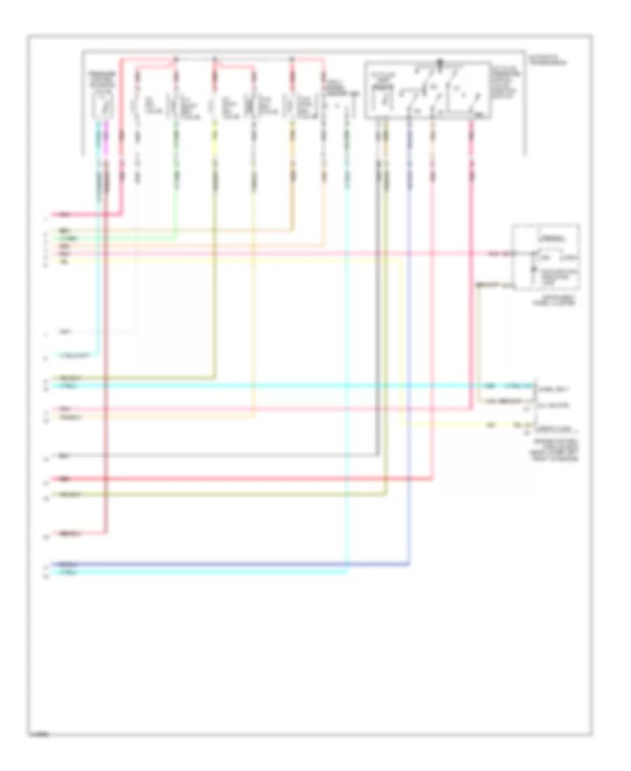 5 3L A T Wiring Diagram 2 of 2 for Saab 9 7X 5 3i 2006