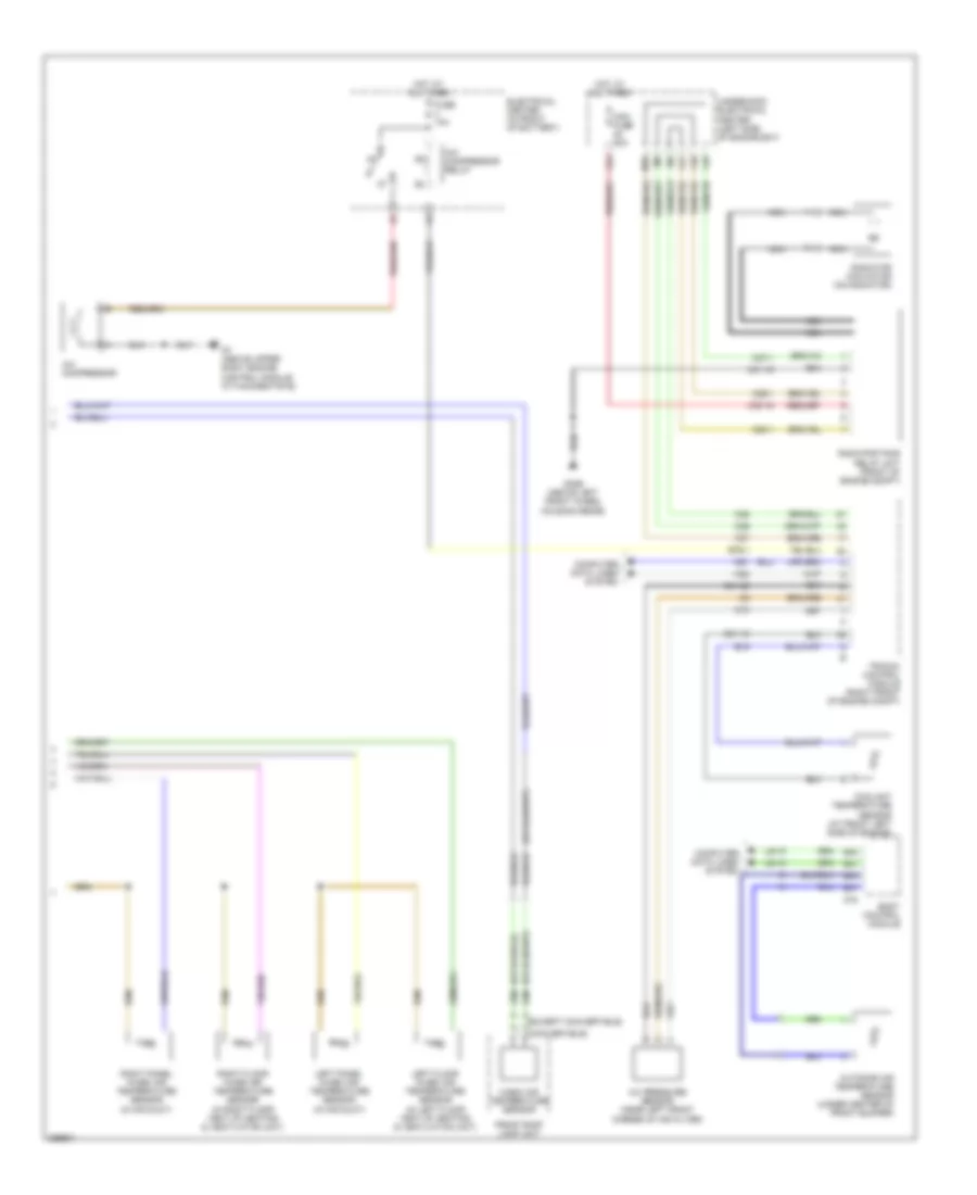 2.0L Turbo, Automatic AC Wiring Diagram, Single Fan (2 of 2) for Saab 9-3 2.0T 2007
