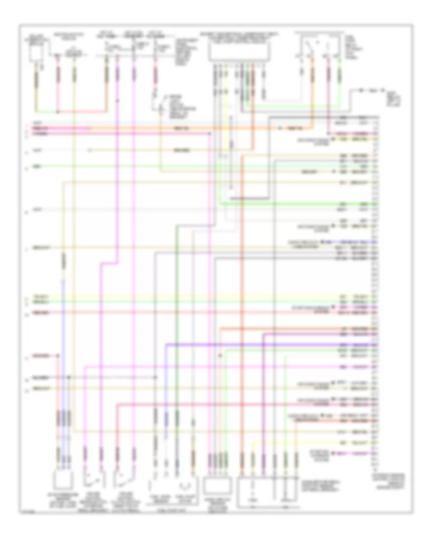 2.8L Turbo, Engine Performance Wiring Diagram (4 of 4) for Saab 9-3 2.0T 2007