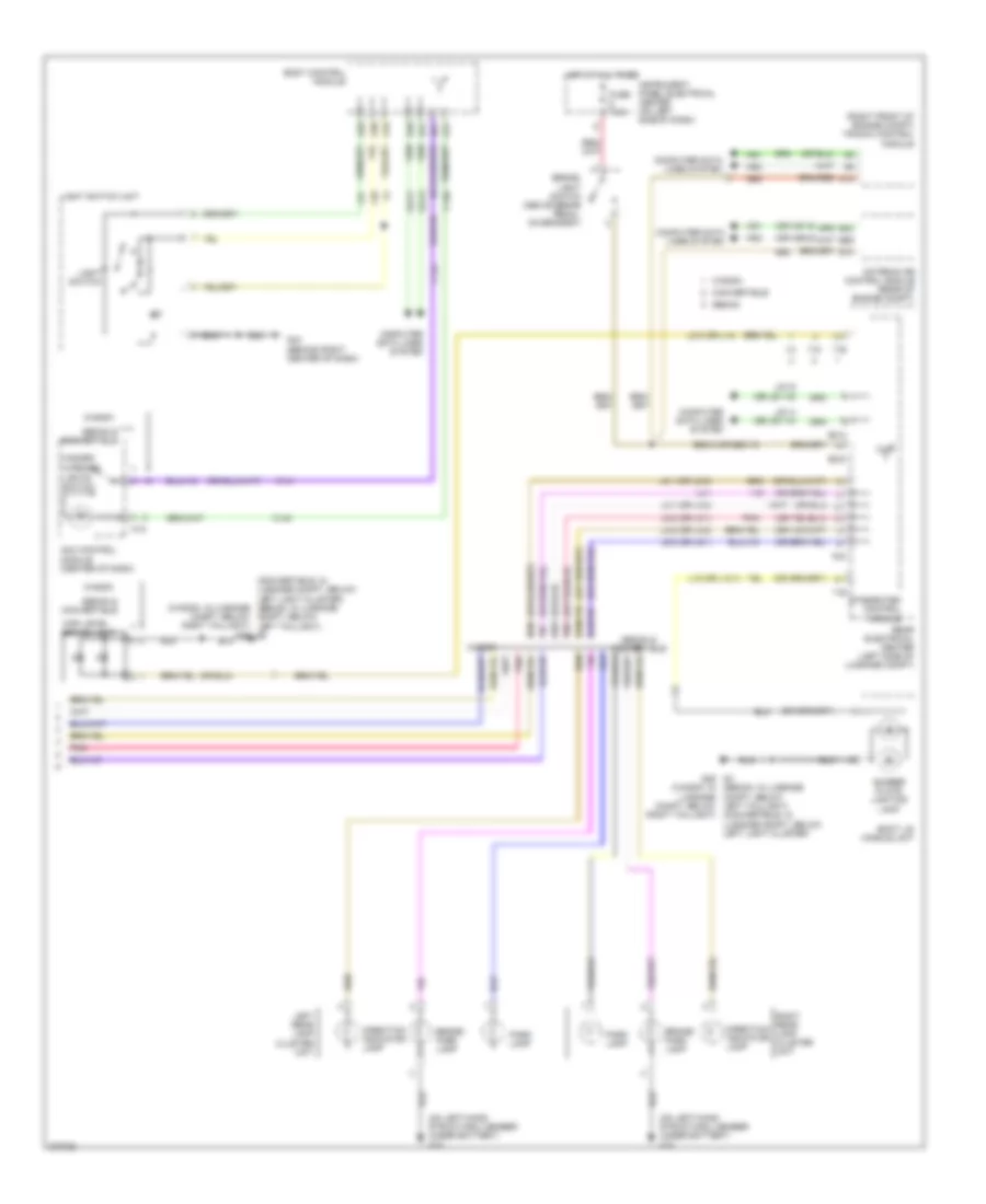Exterior Lamps Wiring Diagram 2 of 2 for Saab 9 3 2 0T 2007