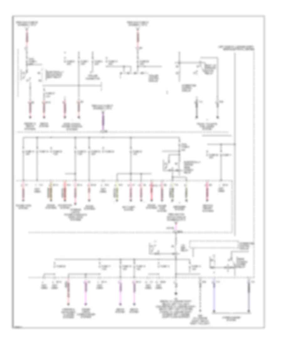 Power Distribution Wiring Diagram (3 of 3) for Saab 9-3 2.0T 2007