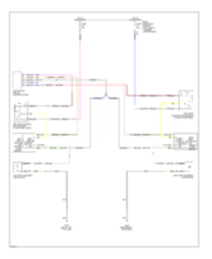 Heated Seats Wiring Diagram for Saab 9-3 2.0T 2007