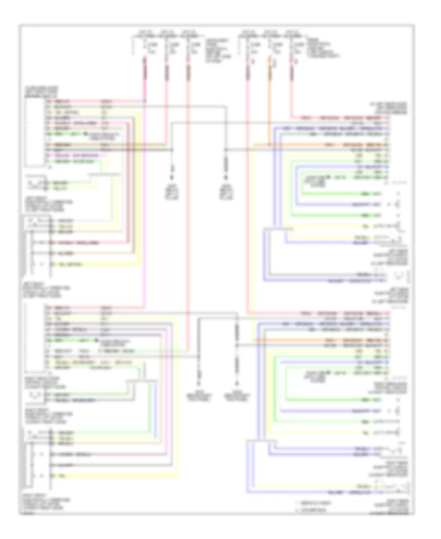Power Windows Wiring Diagram for Saab 9-3 2.0T 2007