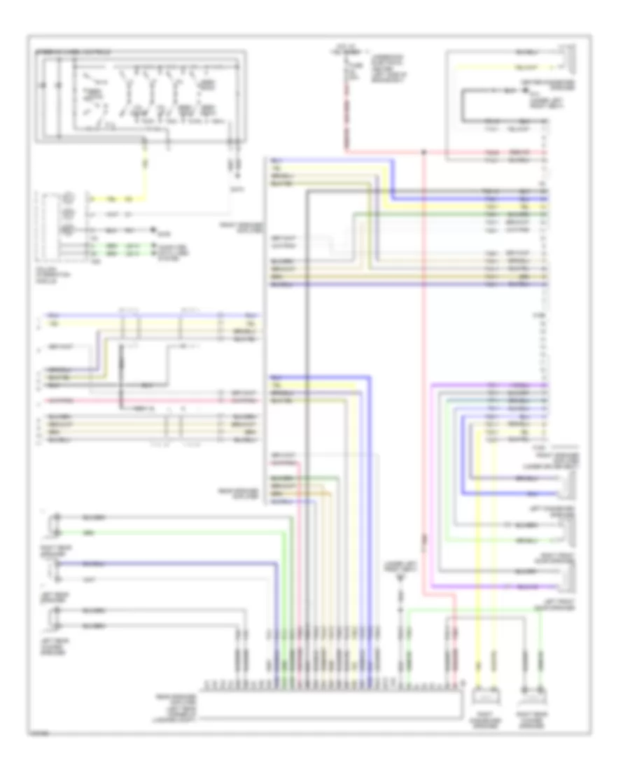 Radio Wiring Diagram, with Navigation, with Bose (3 of 3) for Saab 9-3 2.0T 2007