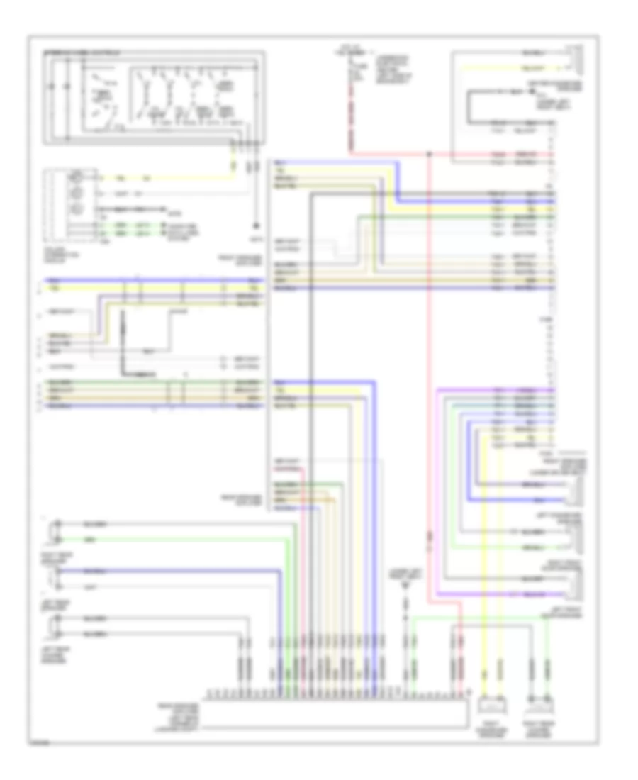 Radio Wiring Diagram, without Navigation, with Bose (2 of 2) for Saab 9-3 2.0T 2007