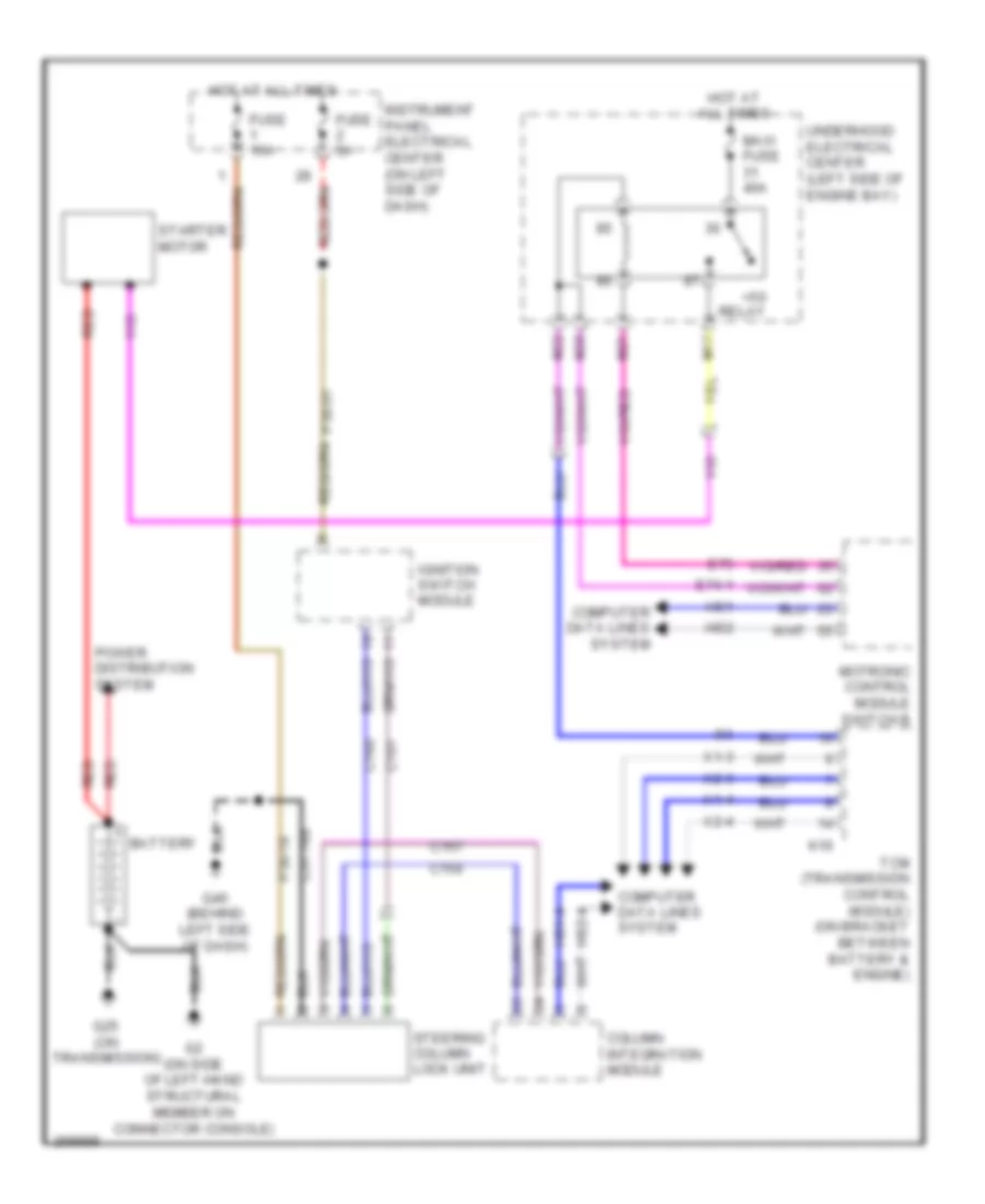 2 8L Turbo Starting Wiring Diagram A T for Saab 9 3 2 0T 2007