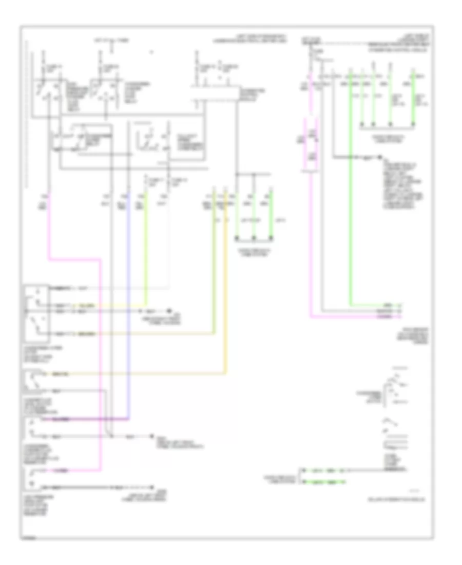 Front Wiper Washer Wiring Diagram for Saab 9 3 Aero 2007