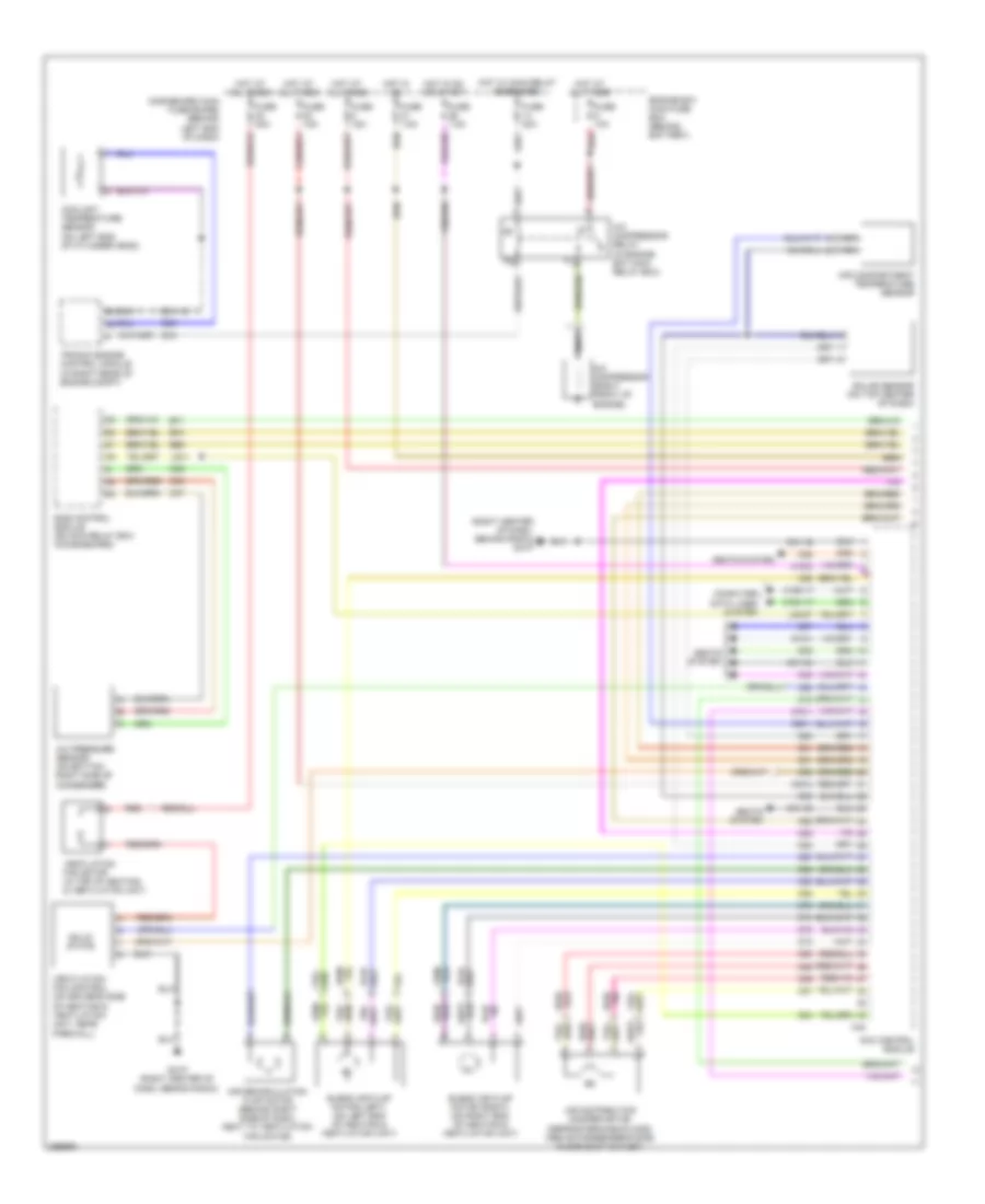 Automatic A C Wiring Diagram 1 of 2 for Saab 9 5 2007