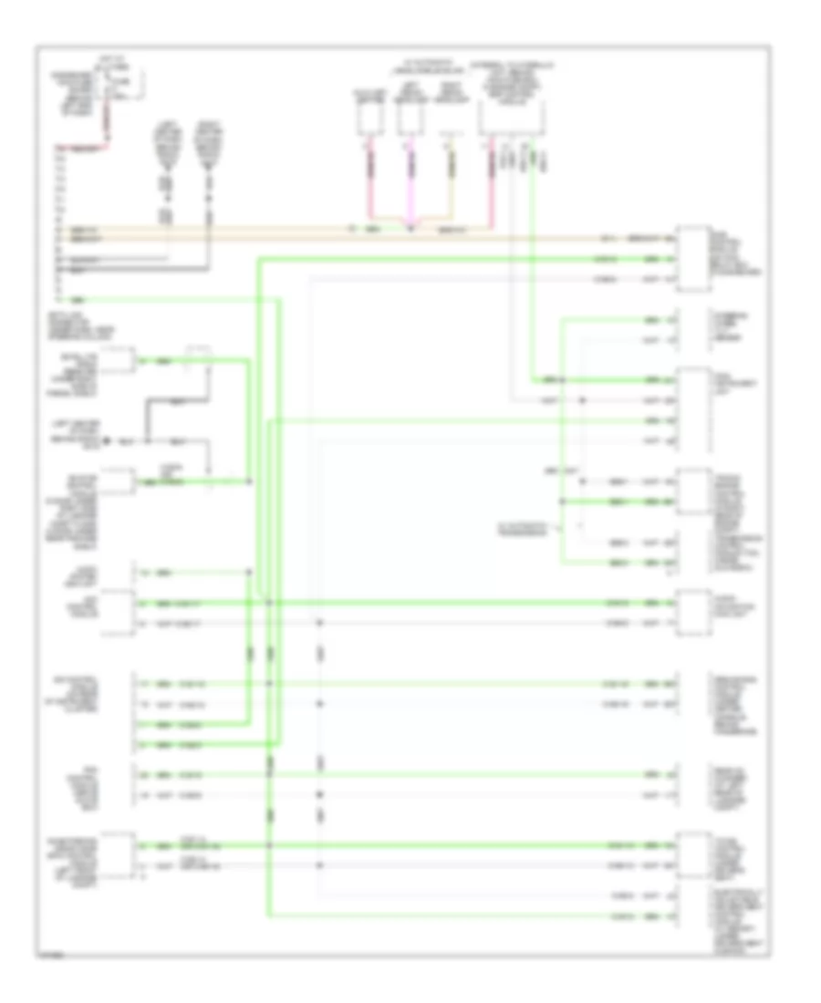 Computer Data Lines Wiring Diagram for Saab 9-5 2007