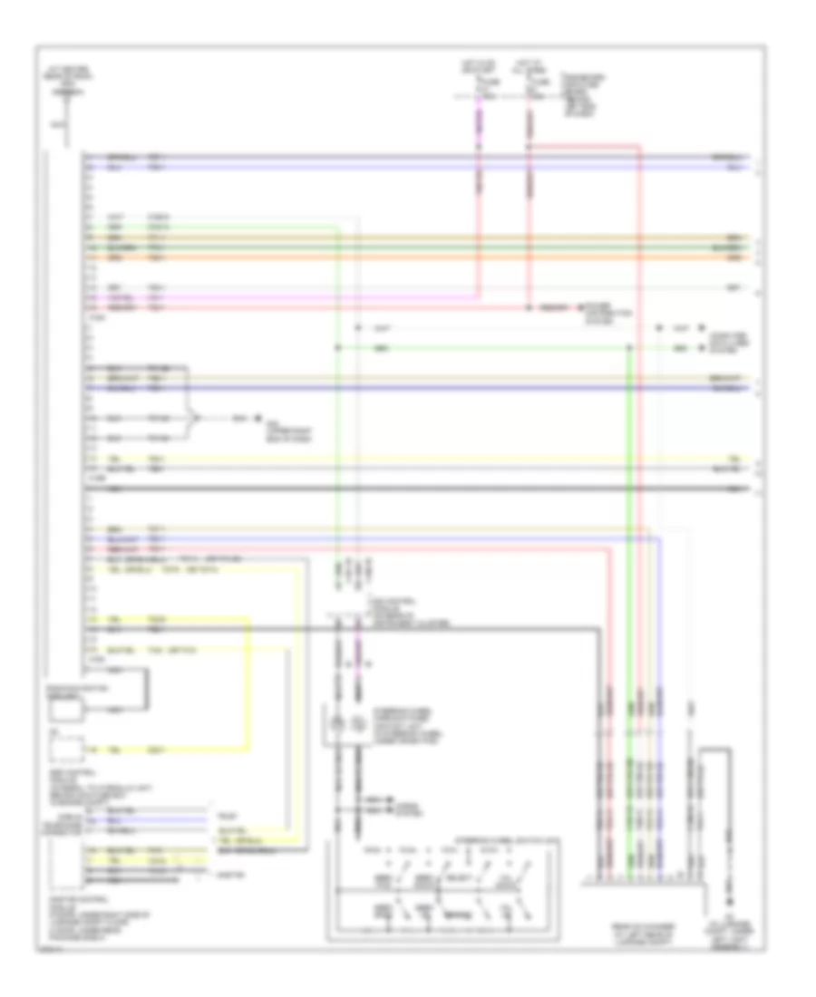 Premium Radio Wiring Diagram, with Navigation (1 of 2) for Saab 9-5 2007