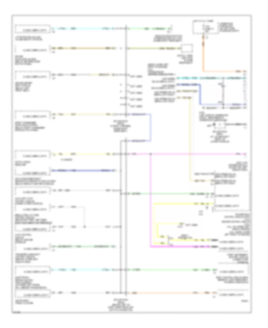 Computer Data Lines Wiring Diagram for Saab 9 7X 5 3i 2007