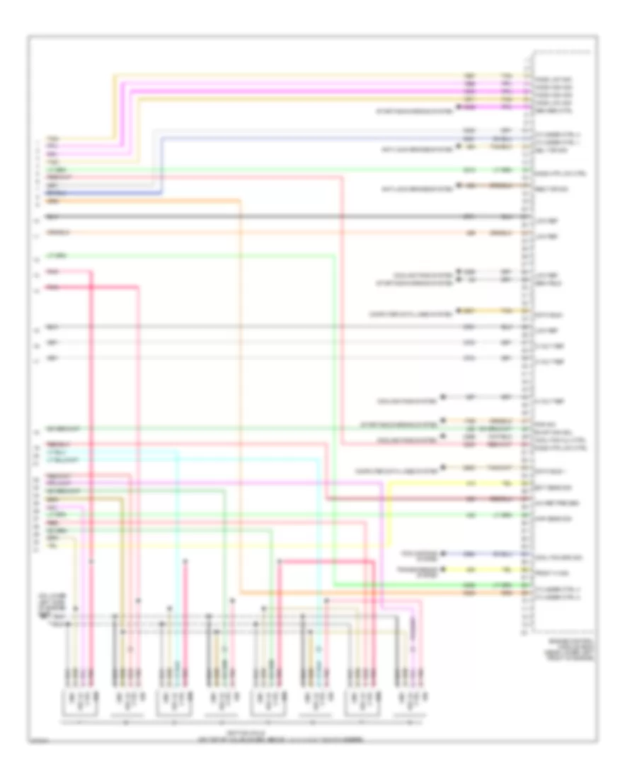 5.3L, Engine Performance Wiring Diagram (5 of 5) for Saab 9-7X 5.3i 2007