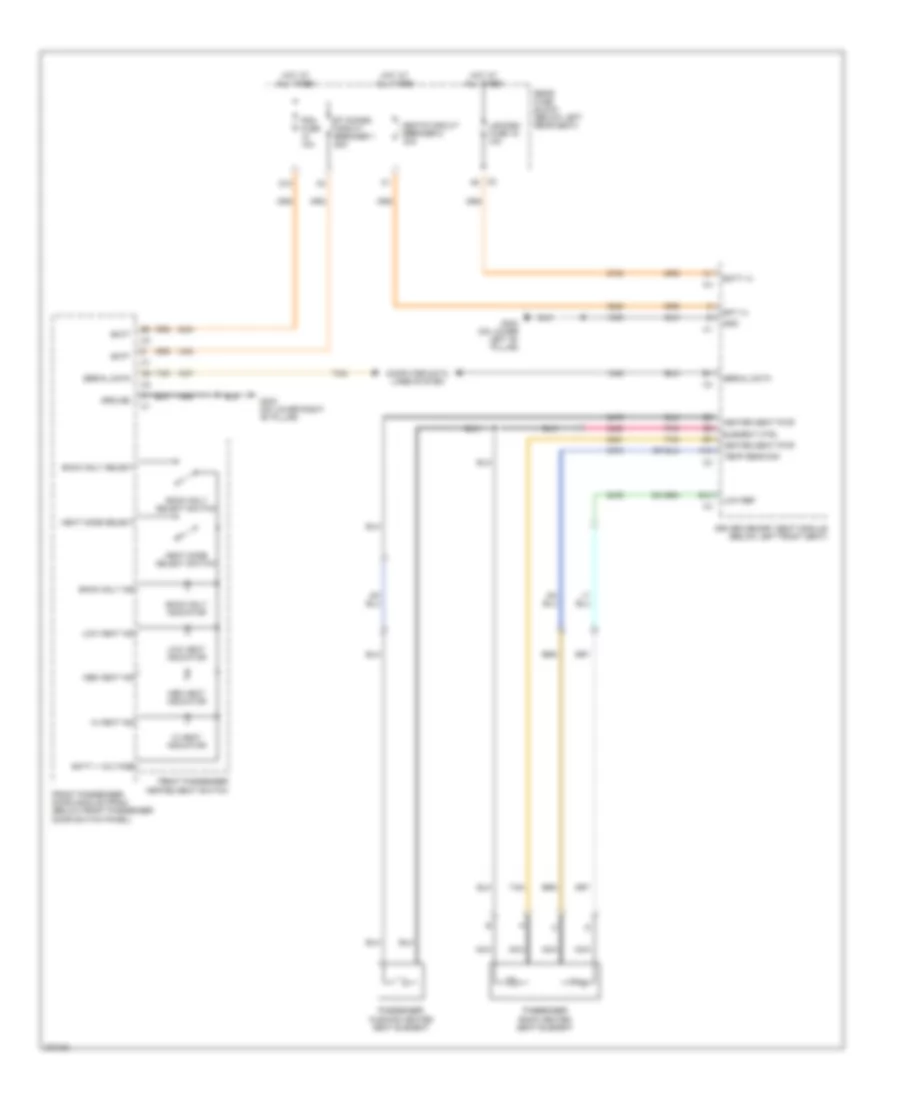 Passenger s Heated Seat Wiring Diagram for Saab 9 7X 5 3i 2007