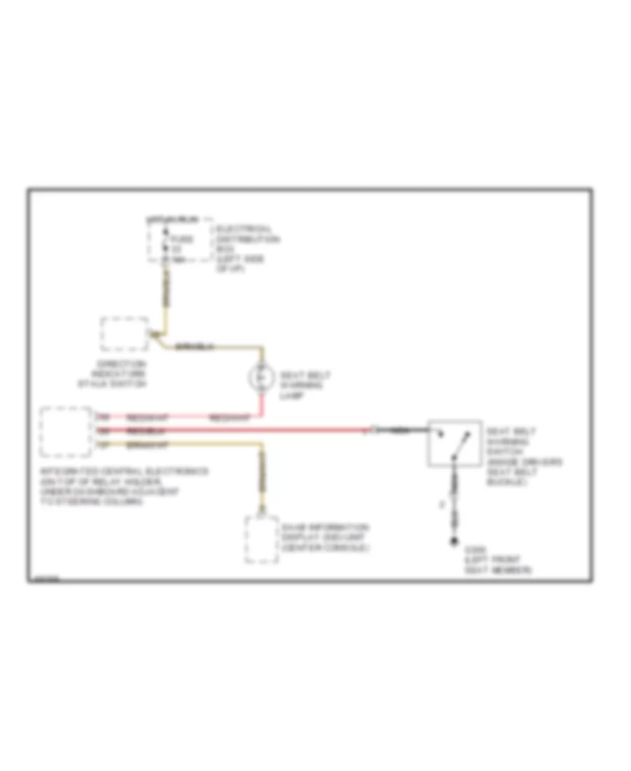 Warning System Wiring Diagrams for Saab 900 Commemorative 1994