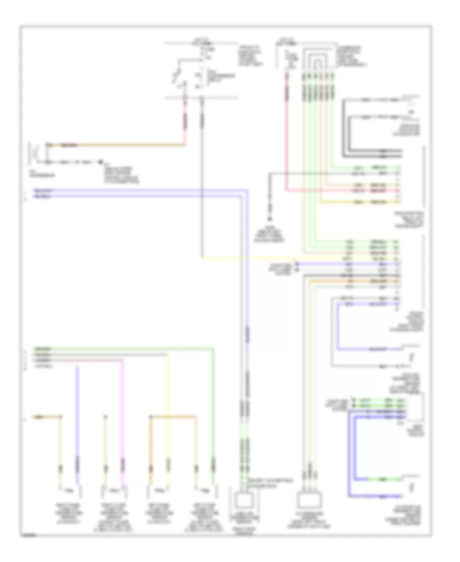2.0L Turbo, Automatic AC Wiring Diagram, Single Fan (2 of 2) for Saab 9-3 2.0T 2008