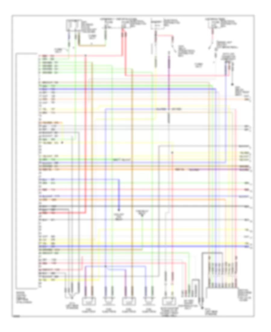 2 3L Engine Performance Wiring Diagrams with Electronic Throttle System 1 of 2 for Saab CD 1994 9000