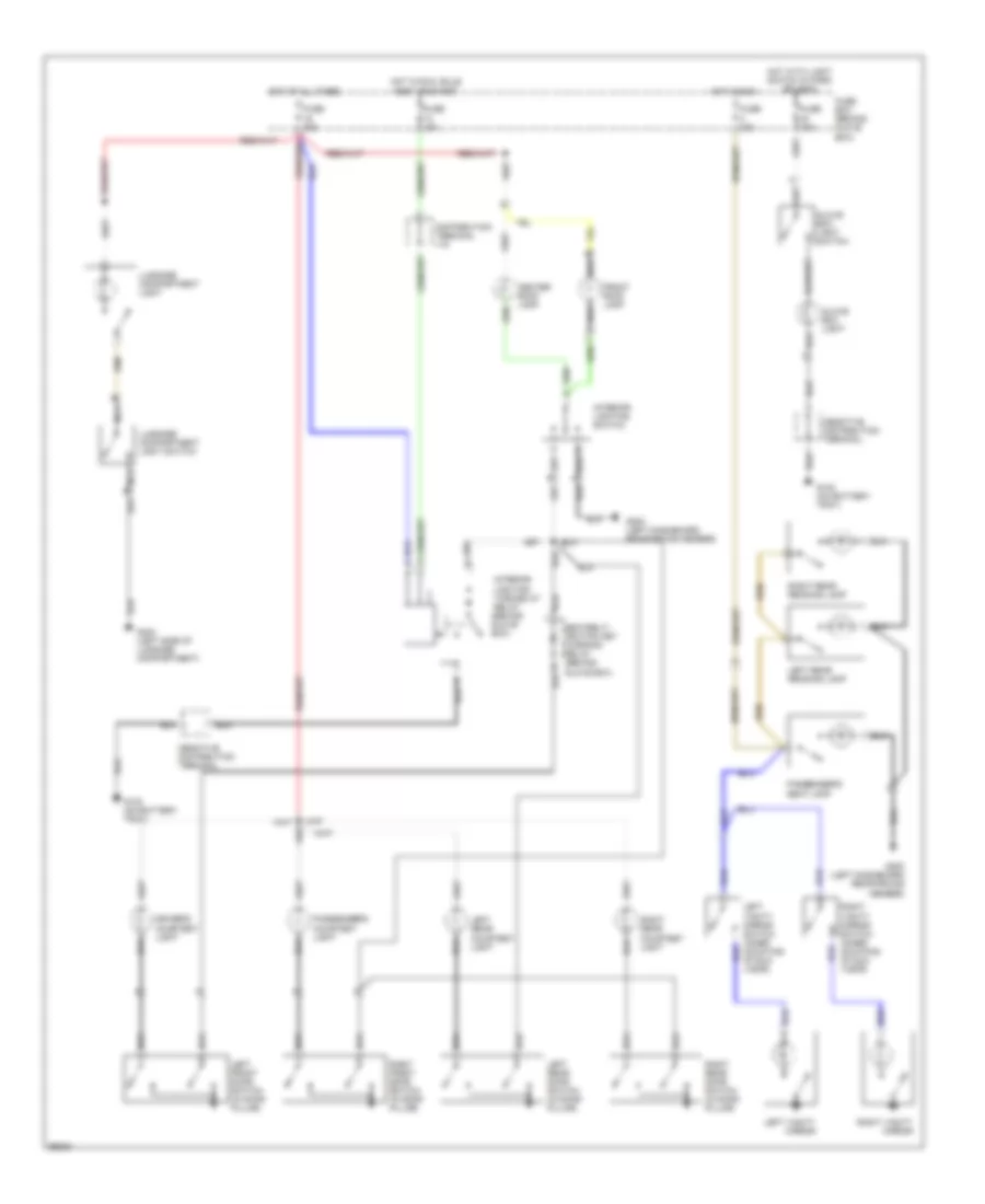 Courtesy Lamp Wiring Diagram for Saab CD 1994 9000