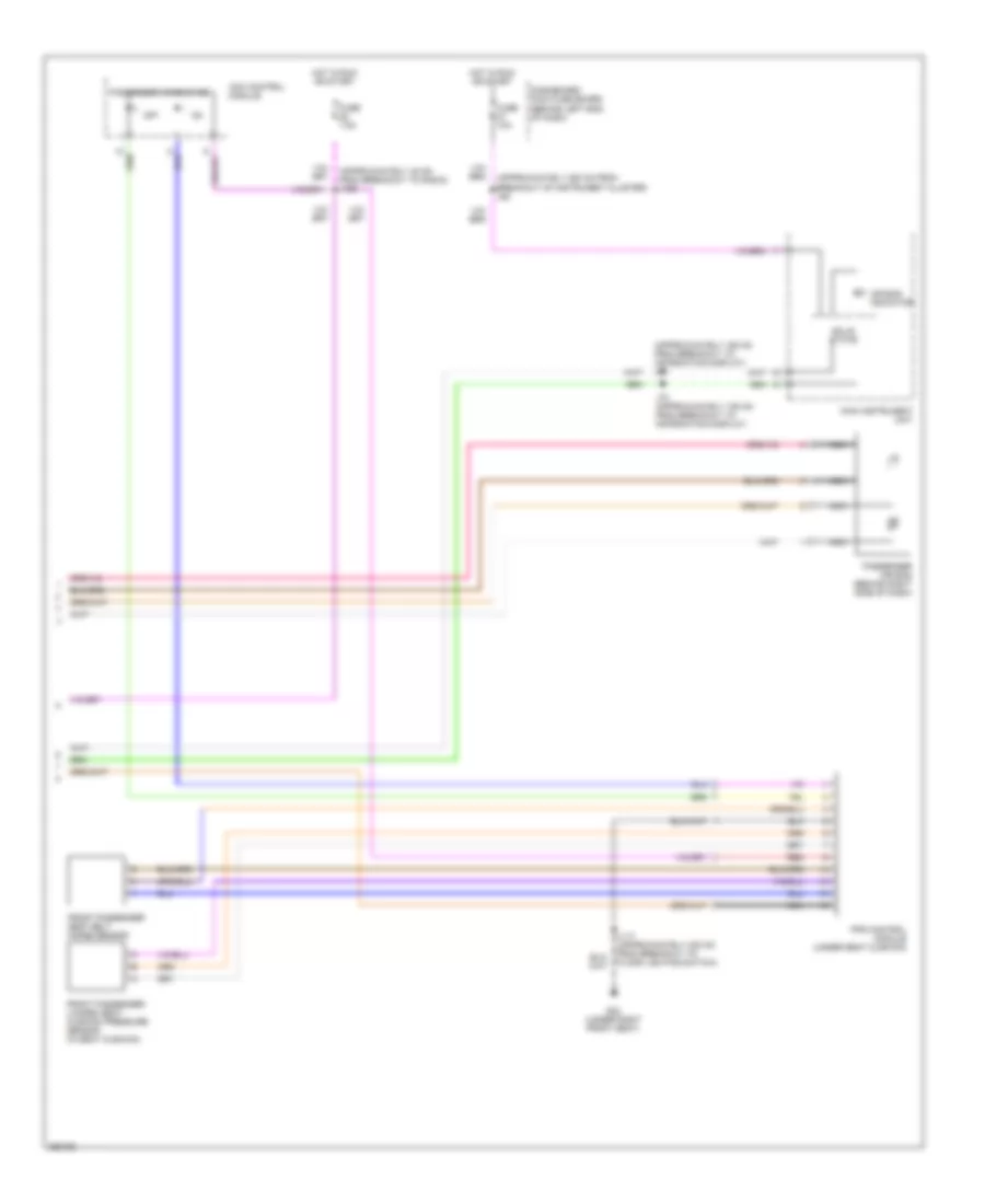 Supplemental Restraints Wiring Diagram (2 of 2) for Saab 9-5 2.3T 2008