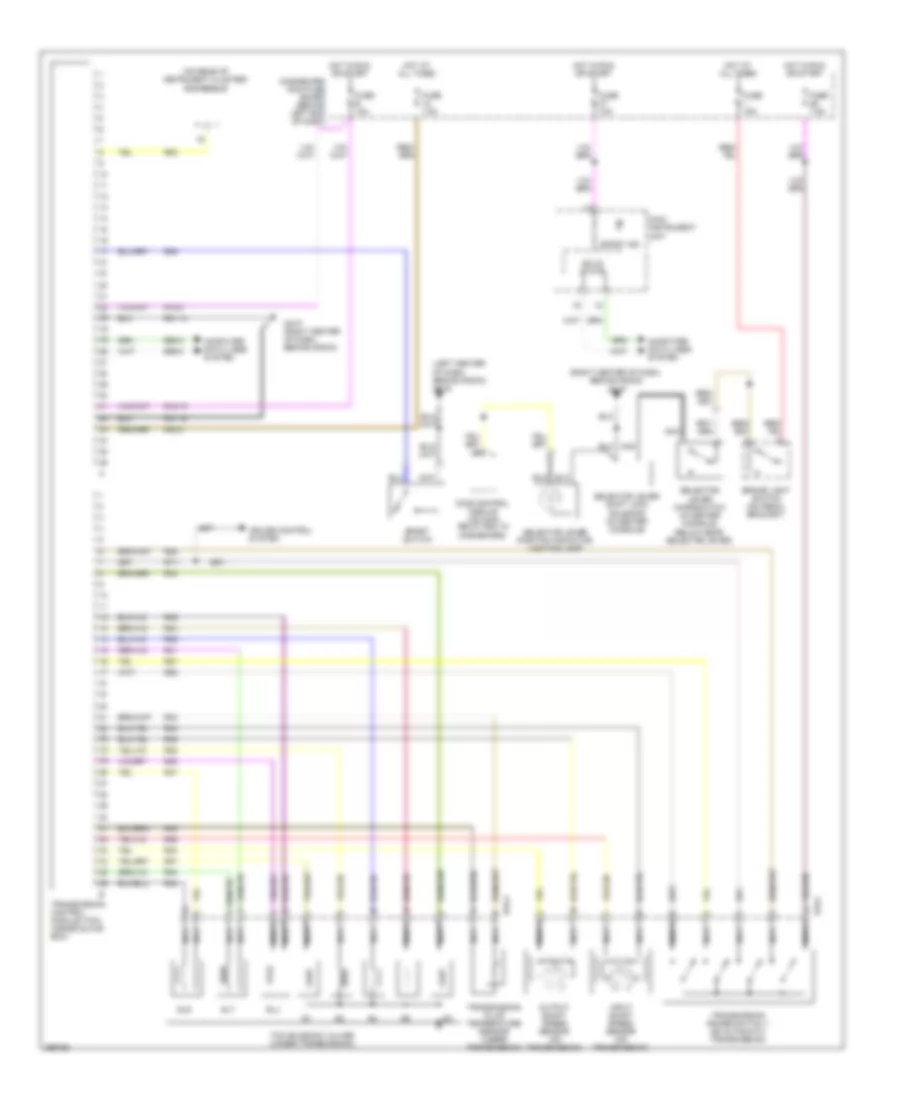 Transmission Wiring Diagram for Saab 9 5 2 3T 2008