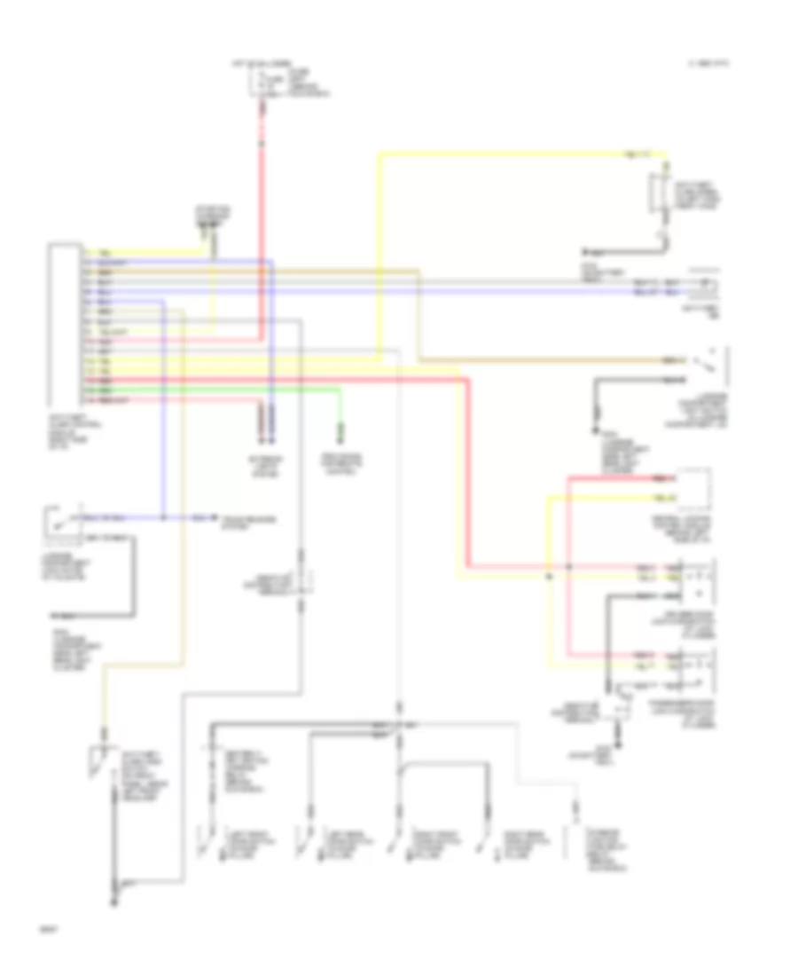 Anti theft Wiring Diagram for Saab CDE 1994 9000