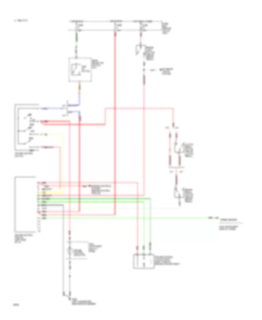 Cruise Control Wiring Diagram for Saab CDE 1994 9000