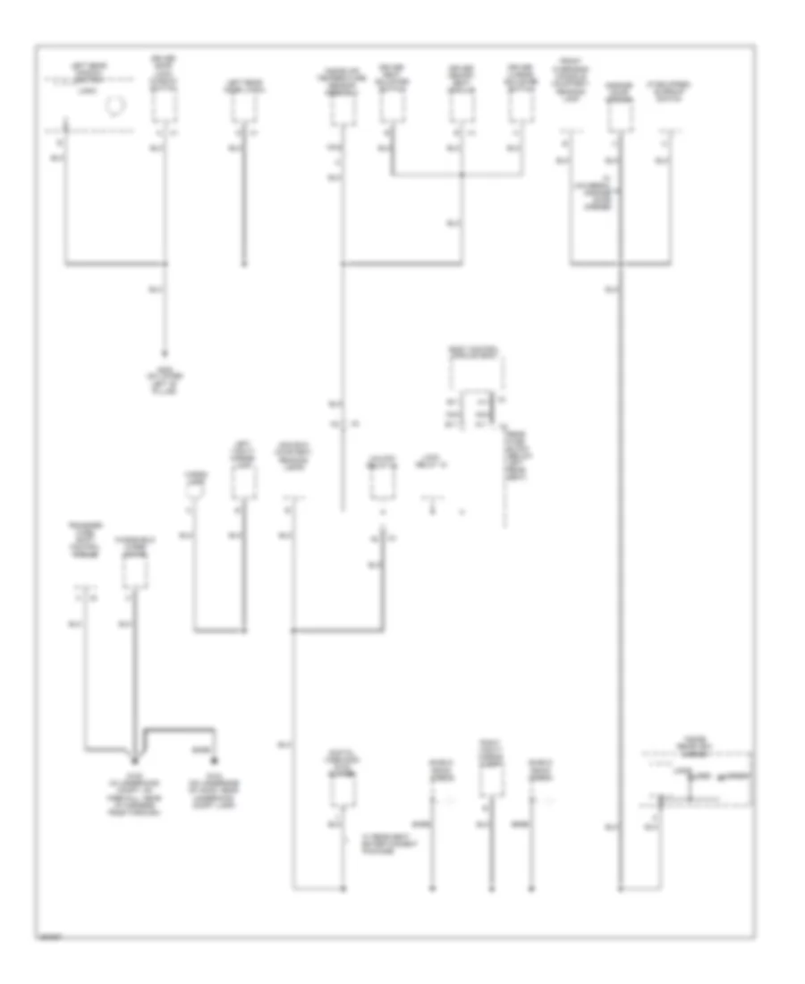 Ground Distribution Wiring Diagram 2 of 5 for Saab 9 7X 4 2i 2008