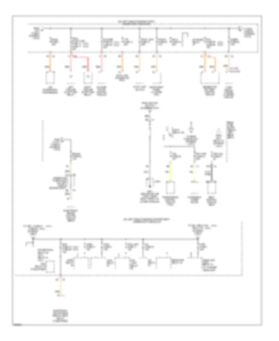 Power Distribution Wiring Diagram 2 of 5 for Saab 9 7X 4 2i 2008