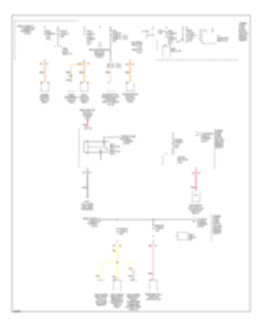 Power Distribution Wiring Diagram (3 of 5) for Saab 9-7X 4.2i 2008