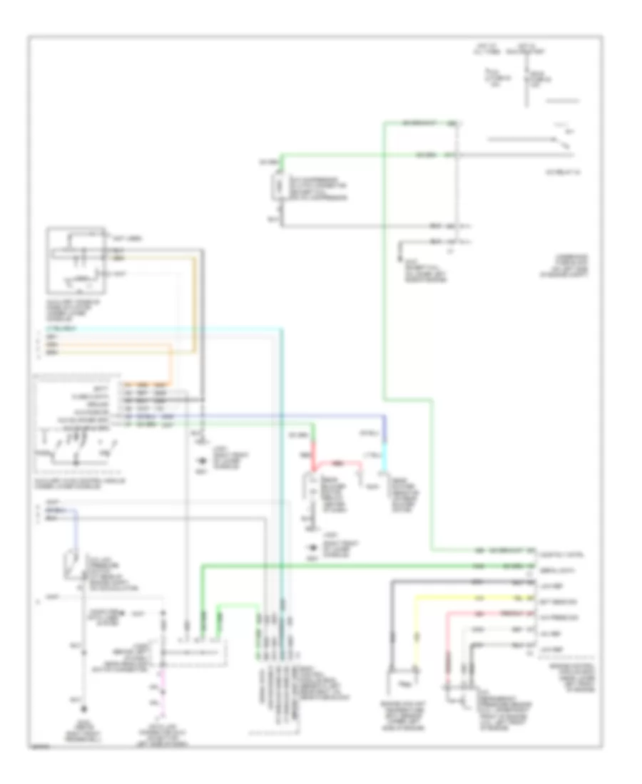 Automatic AC Wiring Diagram (2 of 2) for Saab 9-7X 5.3i 2008