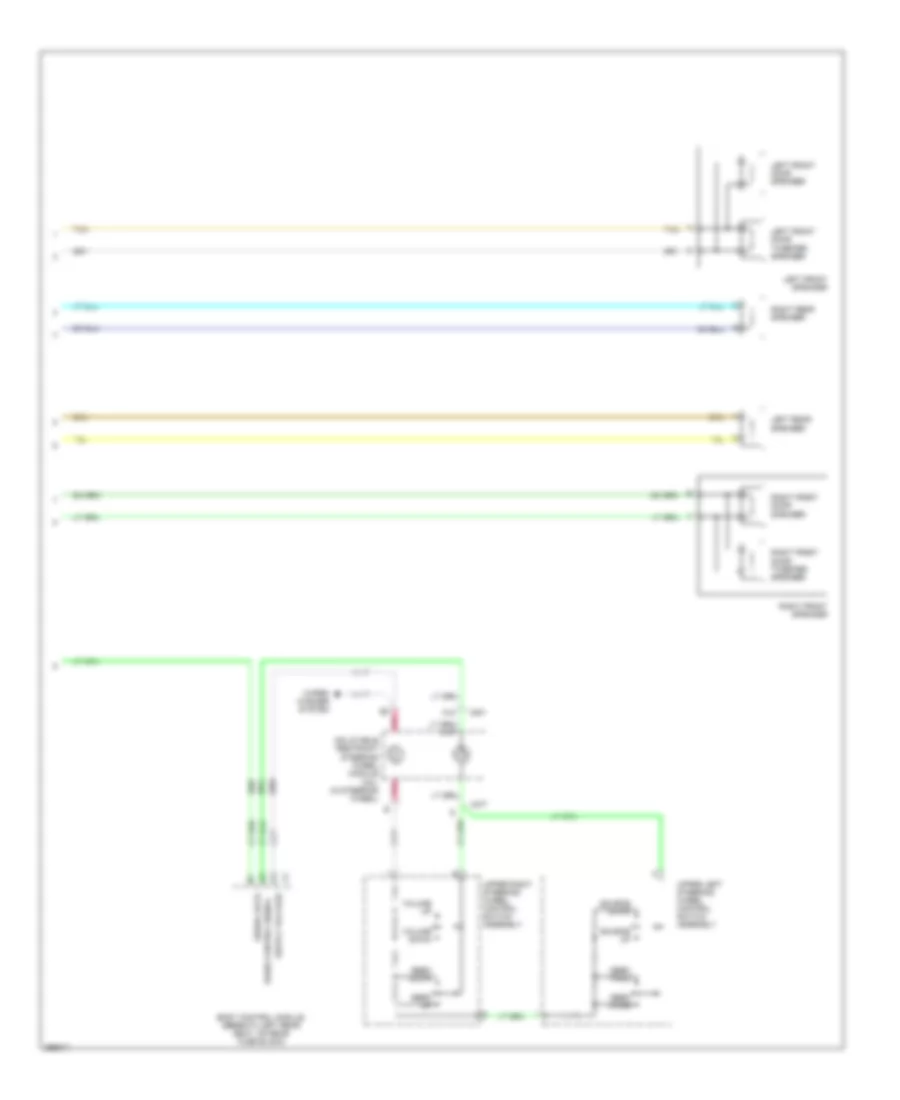 Navigation Wiring Diagram without Amplifier 2 of 2 for Saab 9 7X Aero 2008