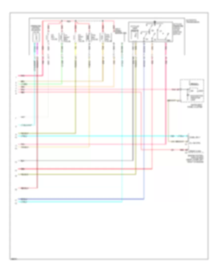 A T Wiring Diagram 2 of 2 for Saab 9 7X Aero 2008