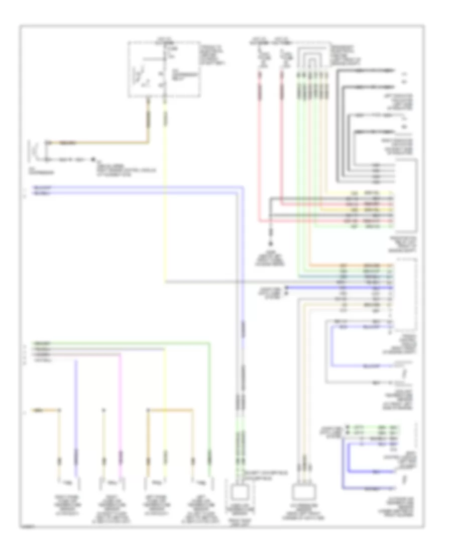 2.0L Turbo, Automatic AC Wiring Diagram, Dual Fans (2 of 2) for Saab 9-3 2.0T 2009