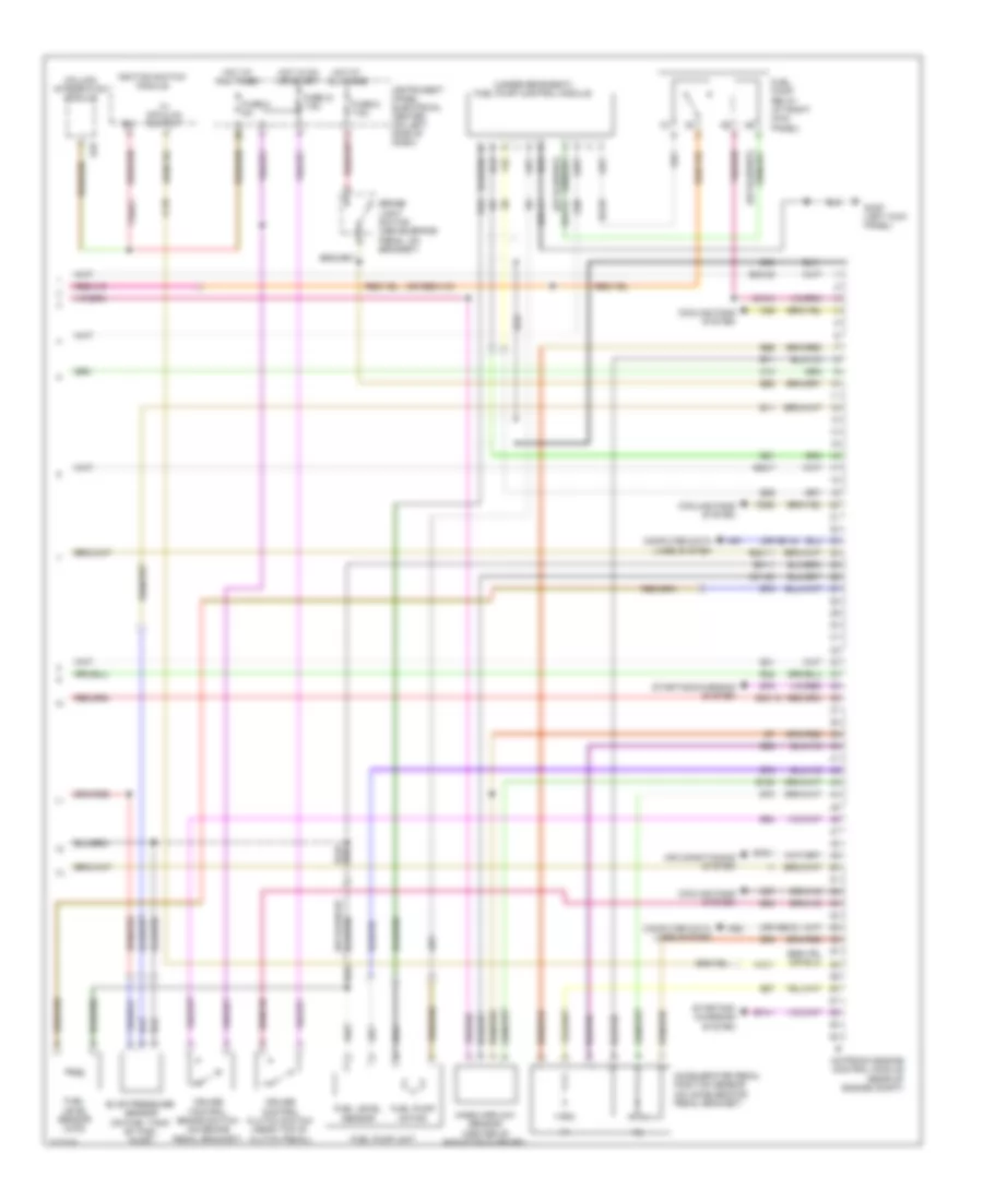 2.8L Turbo, Engine Performance Wiring Diagram (4 of 4) for Saab 9-3 2.0T 2009