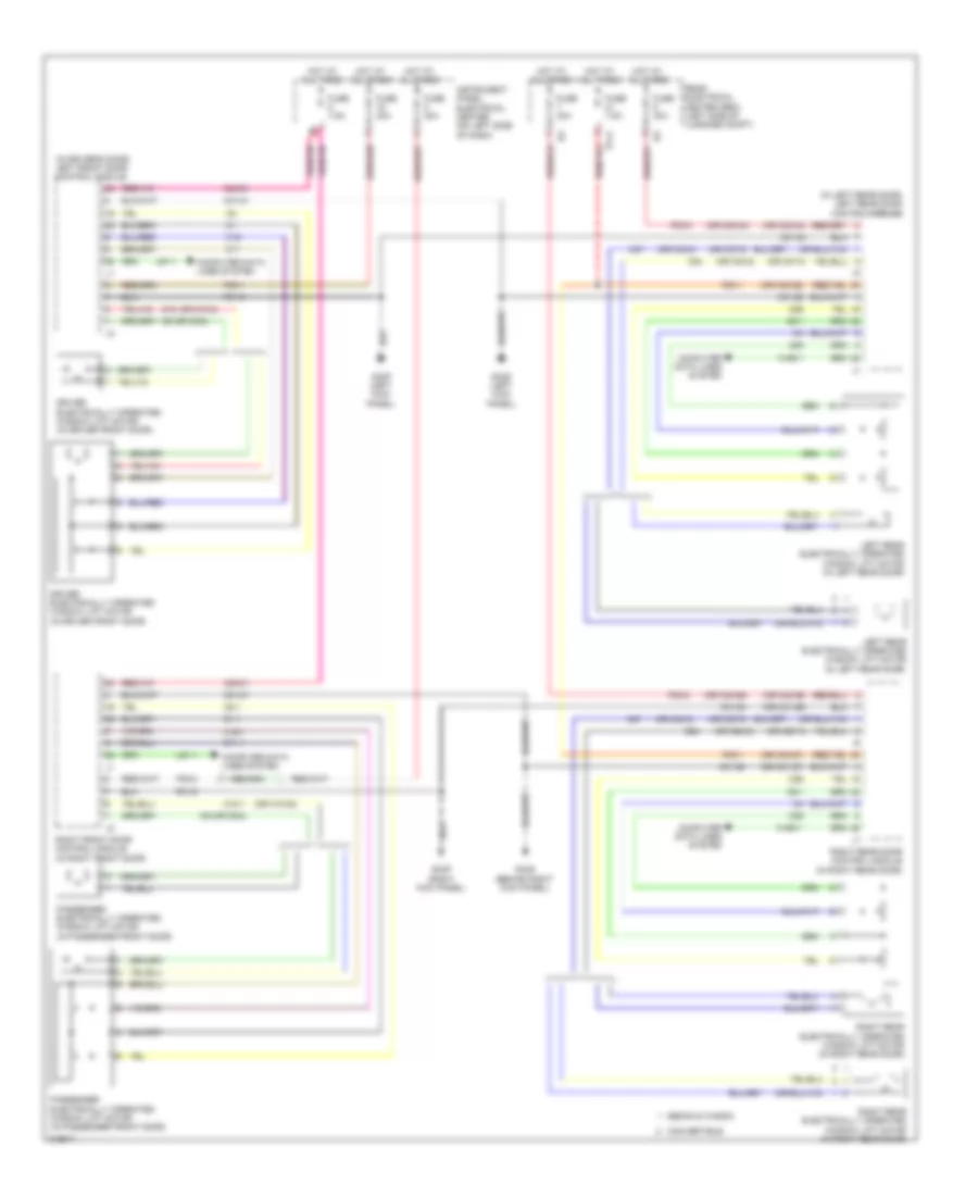 Power Windows Wiring Diagram for Saab 9 3 2 0T 2009