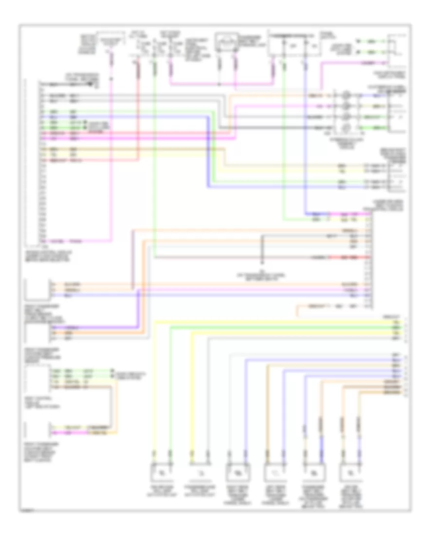 Supplemental Restraints Wiring Diagram Convertible 1 of 2 for Saab 9 3 2 0T 2009