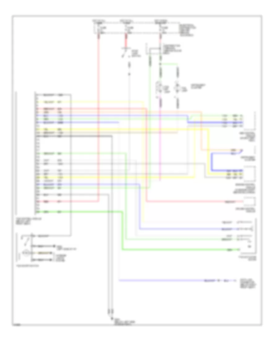 3.0L, Traction Control Wiring Diagram for Saab 9000 CDE 1995
