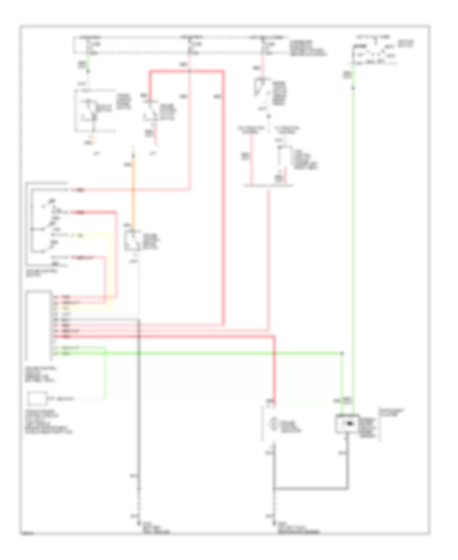 Cruise Control Wiring Diagram for Saab CDE 1995 9000