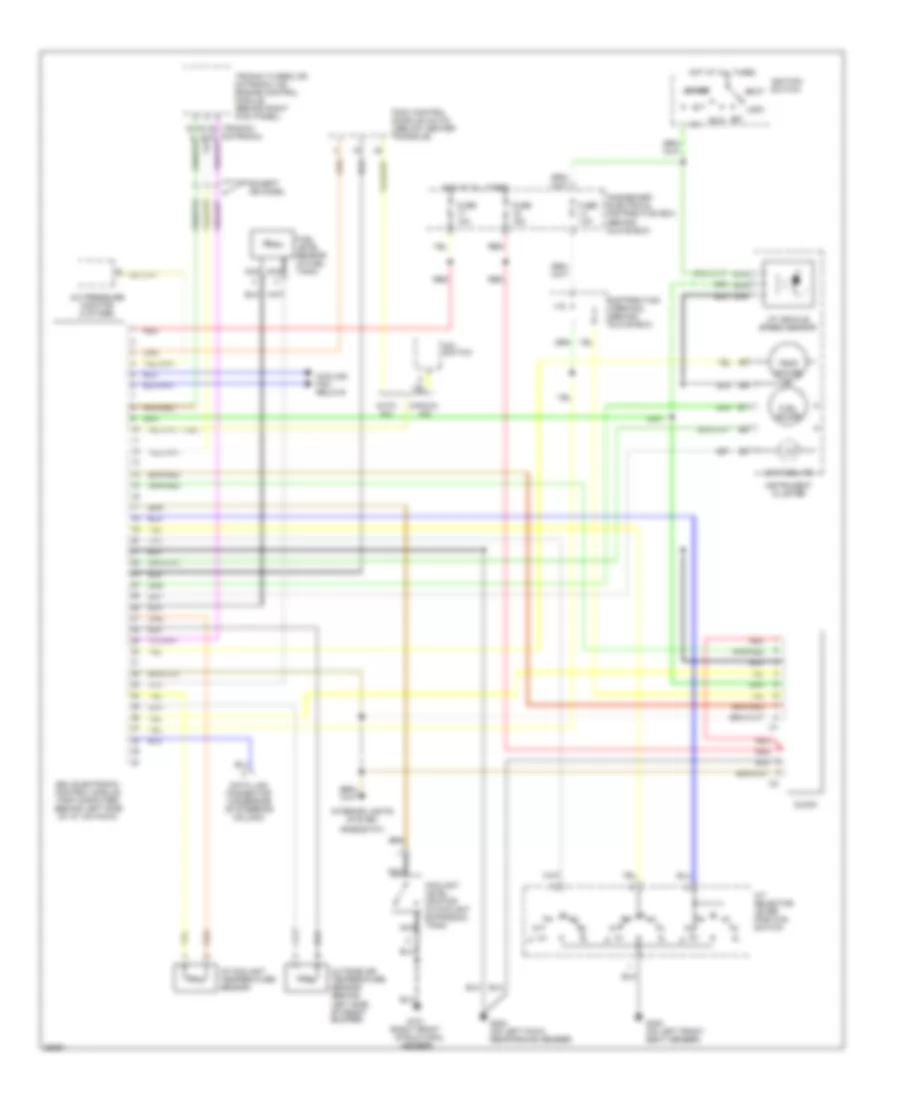 Trip Computer Wiring Diagram for Saab CDE 1995 9000