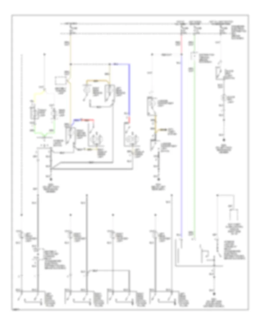 Courtesy Lamps Wiring Diagram for Saab CDE 1995 9000