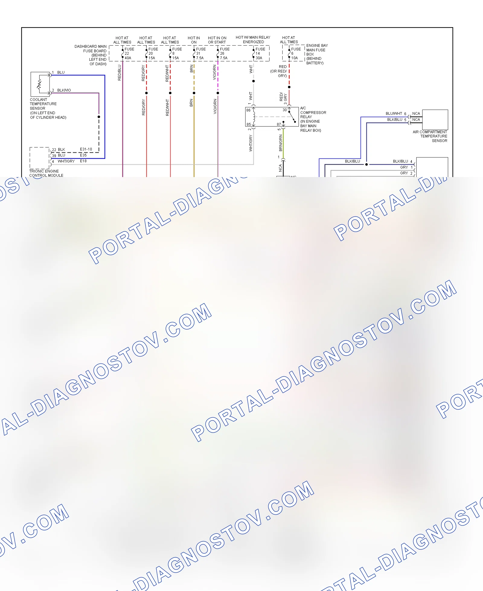 Automatic A C Wiring Diagram 1 of 2 for Saab 9 5 2 3T 2009