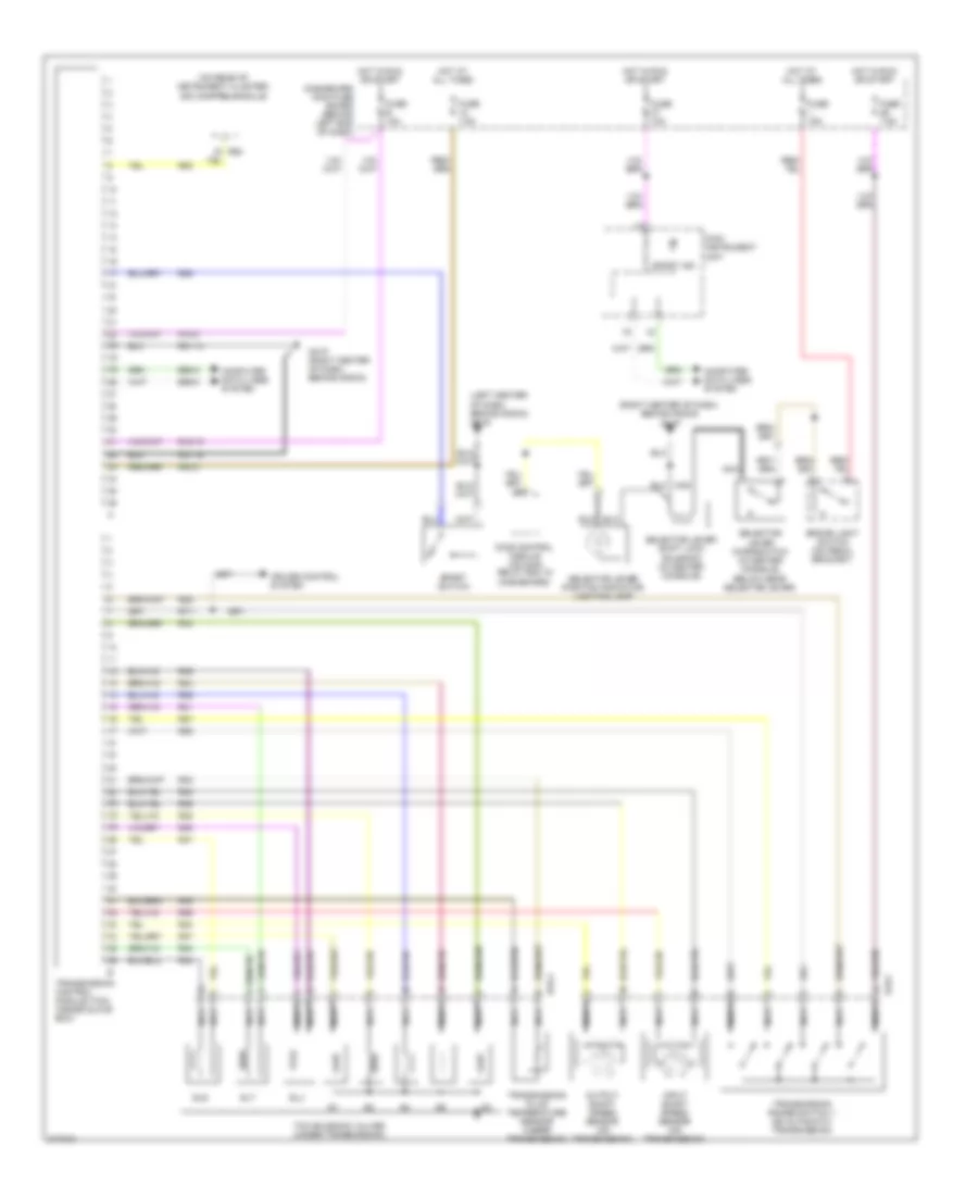 Transmission Wiring Diagram for Saab 9 5 2 3T 2009