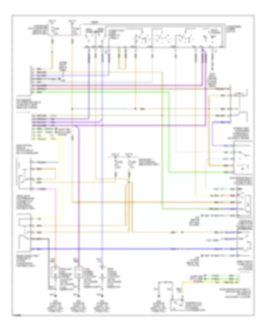 Электросхема стеклоочистителя, дворников и омывателя, С Датчик дождя для Saab 9-5 Aero 2009