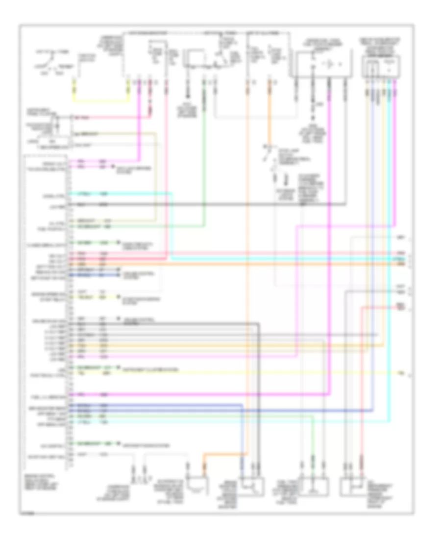 5 3L Engine Performance Wiring Diagram 1 of 5 for Saab 9 7X 4 2i 2009