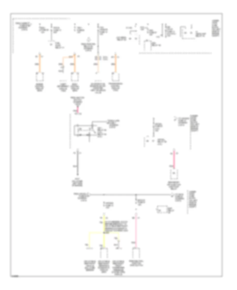 Power Distribution Wiring Diagram (3 of 5) for Saab 9-7X 4.2i 2009