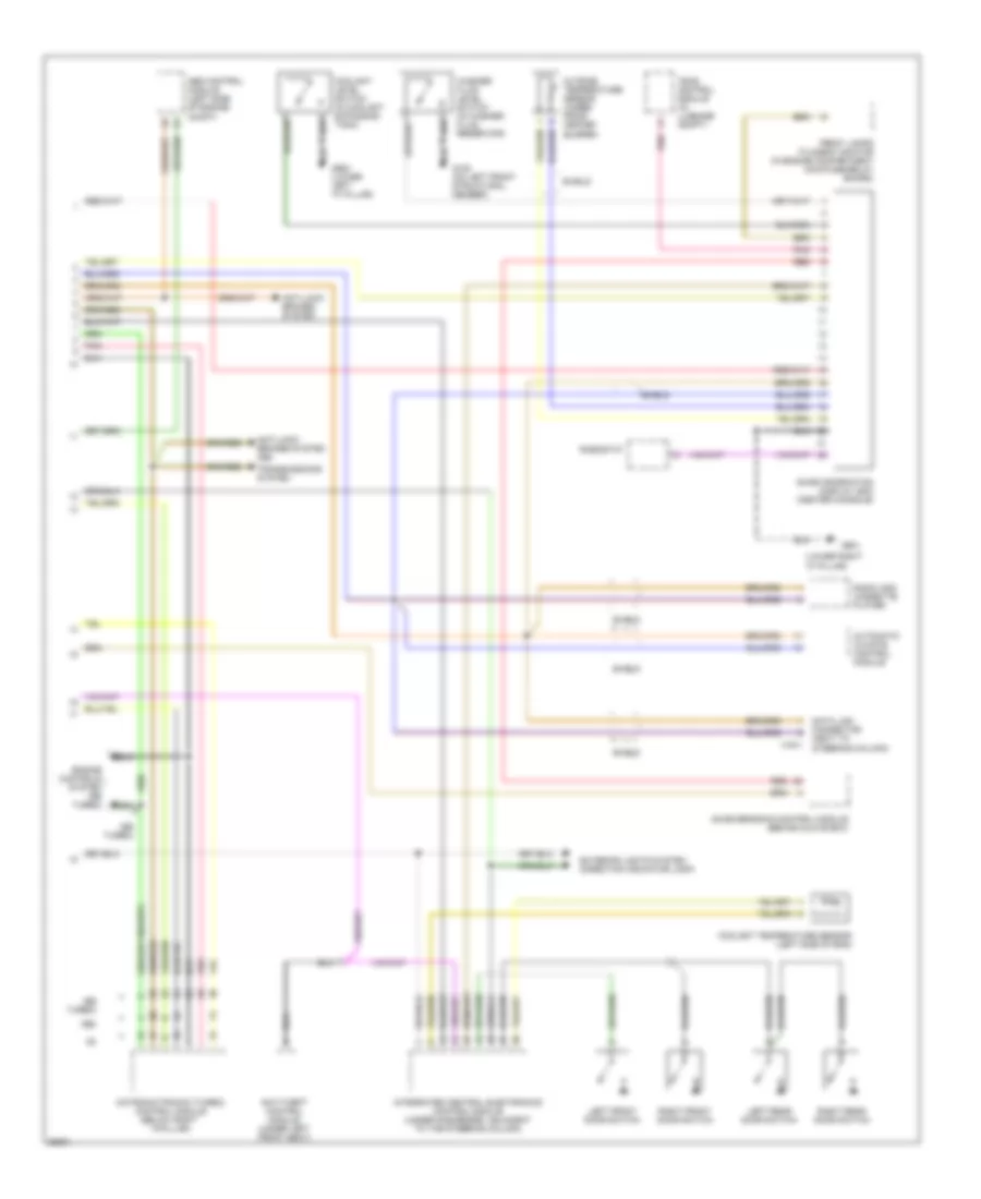 Instrument Cluster Wiring Diagram 2 of 2 for Saab 900 S 1996