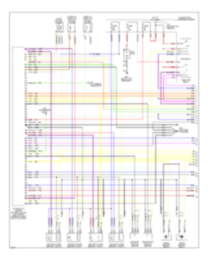3 0L Engine Performance Wiring Diagrams 1 of 2 for Saab Aero 1996 9000