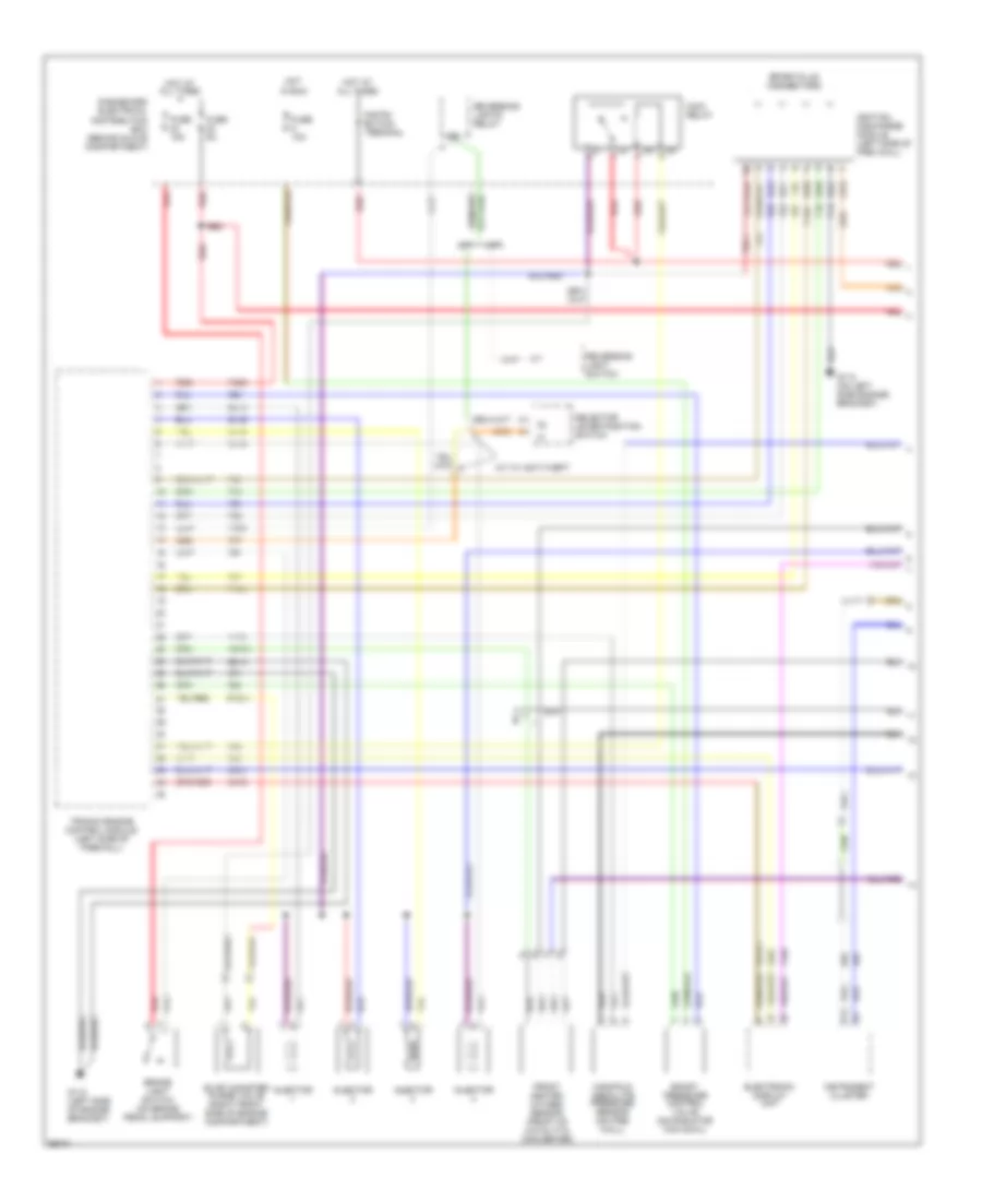 2 3L Turbo Engine Performance Wiring Diagrams 1 of 2 for Saab CSE 1997 9000